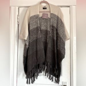 NWT Open Cardigan with Tassels